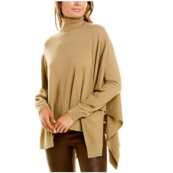 NWT MICHAEL KORS CASHMERE DRAPED TURTLENECK, Size XS - Picture 1 of 4